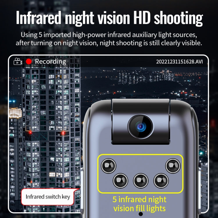 JNN V13 1080P Multifunctional Infrared Night Vision Recorder, Capacity:8GB(Black) - Recording Pen by JNN | Online Shopping South Africa | PMC Jewellery | Buy Now Pay Later Mobicred