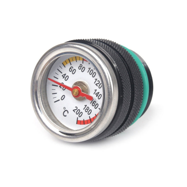 For Kawasaki Vulcan 650 Modified Motorcycle Engine Oil Meter Thermometer(Black) - Others by PMC Jewellery | Online Shopping South Africa | PMC Jewellery | Buy Now Pay Later Mobicred