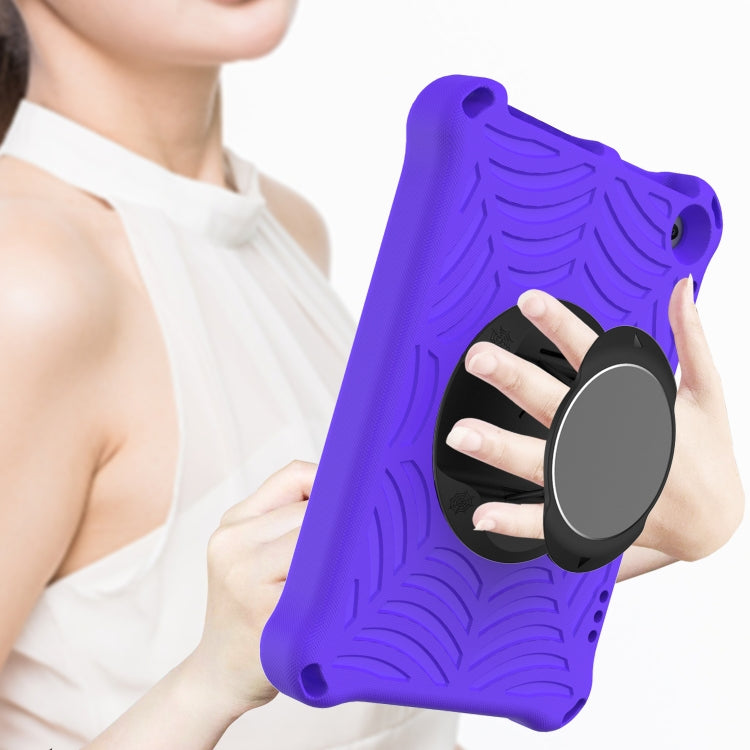 For Amazon Kindle Fire HD 8 / 8 Plus 2022 / 2020 Spider King Silicone Protective Tablet Case(Purple) - Amazon by PMC TechLife | Online Shopping South Africa | PMC TechLife | Buy Now Pay Later Mobicred