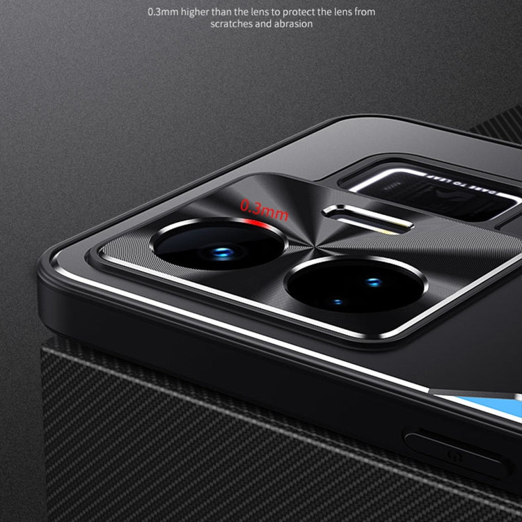 For Realme GT Neo 5 Blade Series TPU + Titanium Alloy Phone Case(Black Silver) - free shipping - PMC TechLife - Order now!