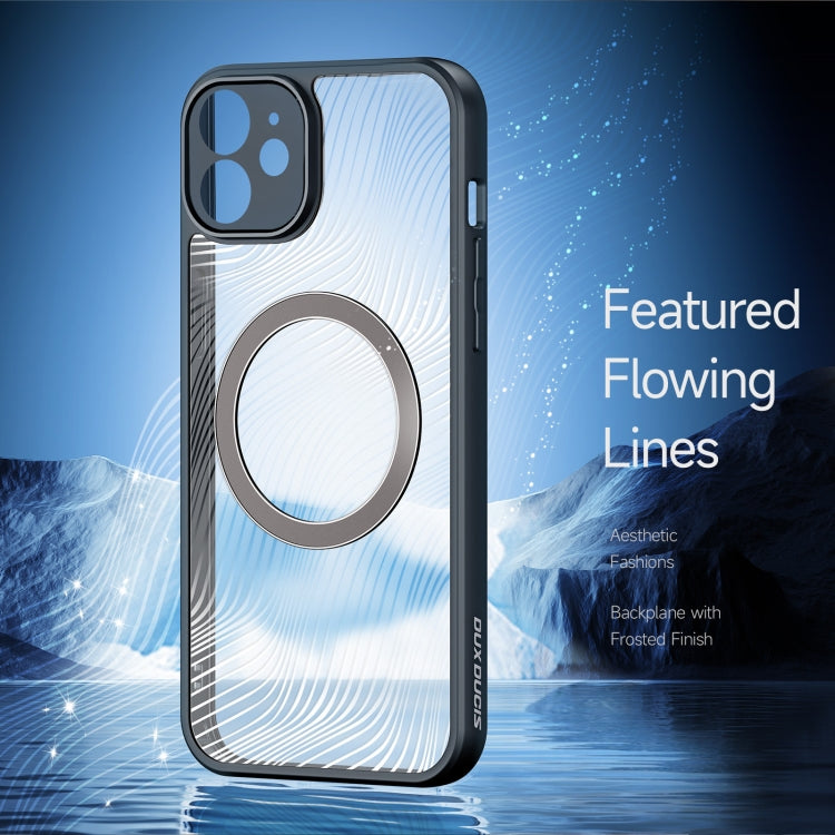 For iPhone 12 DUX DUCIS Aimo Mag Series TPU + PC MagSafe Frosted Feel Phone Case(Black) - iPhone 14 Cases by DUX DUCIS | Online Shopping South Africa | PMC Jewellery | Buy Now Pay Later Mobicred