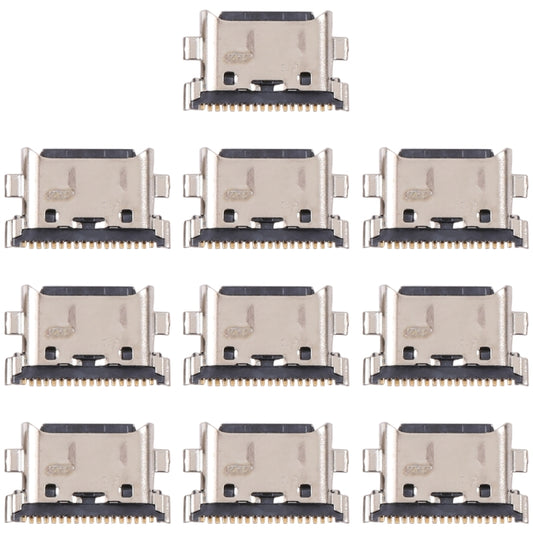 For Samsung Galaxy A04s SM-A047F 10pcs Charging Port Connector - Single Tail Connector by PMC Jewellery | Online Shopping South Africa | PMC Jewellery