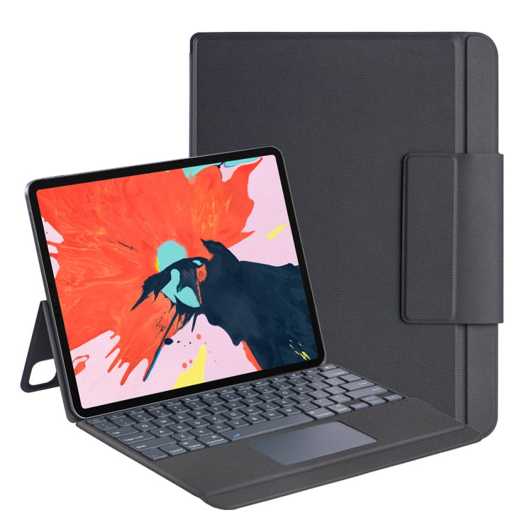 J3129 For iPad Pro 12.9 2022/2021/2020/2018 Bluetooth Keyboard Leather Case(Black) - For iPad Pro by PMC Jewellery | Online Shopping South Africa | PMC Jewellery