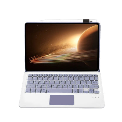 For OPPO Pad 2 11.61 inch 2023 OP13-A Lambskin Texture Ultra-thin Detachable Bluetooth Keyboard Leather Case with Touchpad(Purple) - Others Keyboard by PMC Jewellery | Online Shopping South Africa | PMC Jewellery