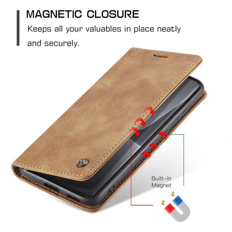 For Xiaomi 13 Lite CaseMe 013 Multifunctional Horizontal Flip Leather Phone Case(Brown) - Xiaomi Cases by CaseMe | Online Shopping South Africa | PMC Jewellery | Buy Now Pay Later Mobicred