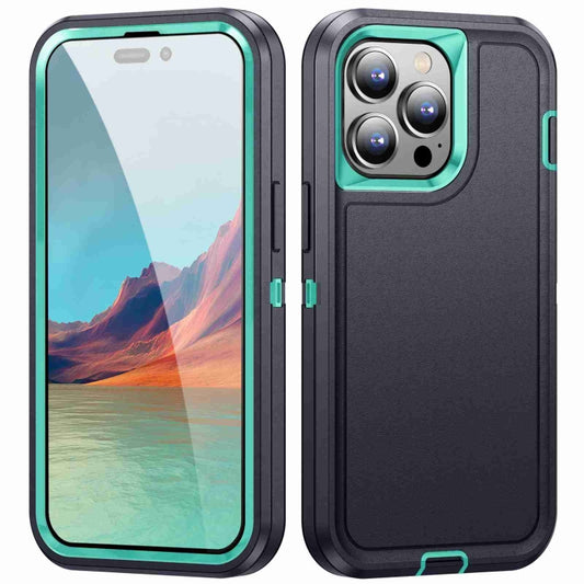 For iPhone 14 Pro Max Life Waterproof Rugged Phone Case(Dark Blue + Light Blue) - iPhone 14 Pro Max Cases by PMC Jewellery | Online Shopping South Africa | PMC Jewellery