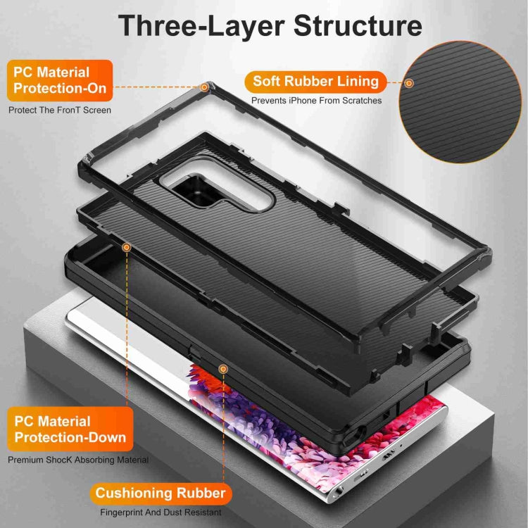 For Samsung Galaxy S23 Ultra 5G Life Waterproof Rugged Phone Case(Black) - Galaxy S23 Ultra 5G Cases by PMC TechLife | Online Shopping South Africa | PMC TechLife