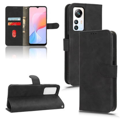 For Blackview A85 Skin Feel Magnetic Flip Leather Phone Case(Black) - More Brand by PMC Jewellery | Online Shopping South Africa | PMC Jewellery