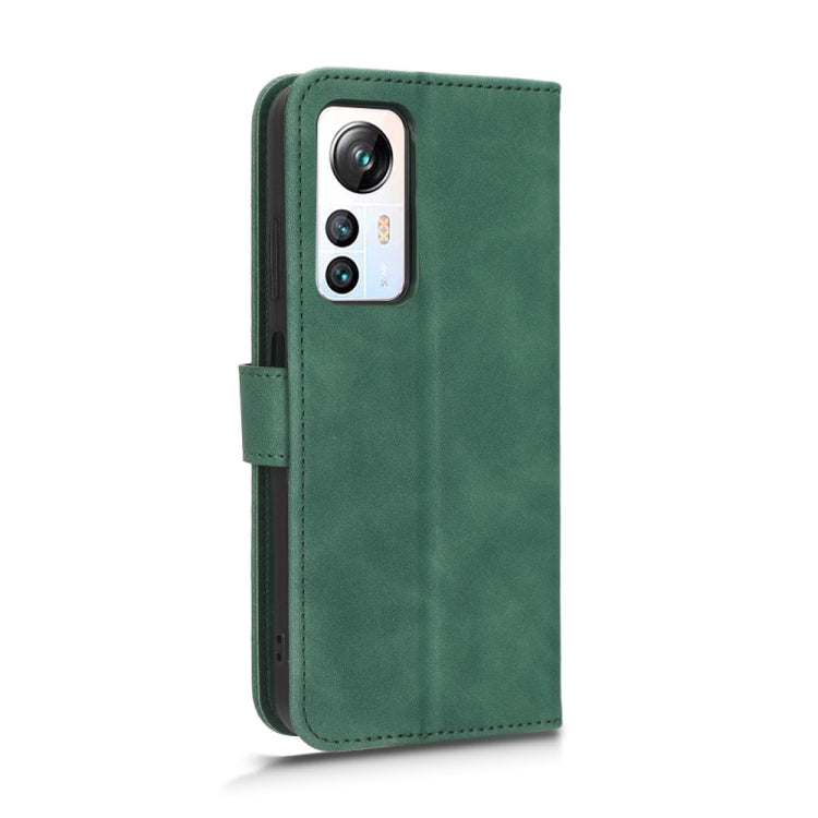 For Blackview A85 Skin Feel Magnetic Flip Leather Phone Case(Green) - More Brand by PMC TechLife | Online Shopping South Africa | PMC TechLife | Buy Now Pay Later Mobicred