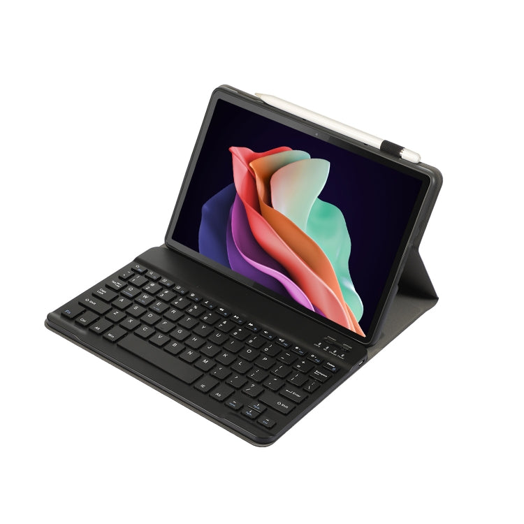 For Huawei MatePad 11 2023 AHW13 Lambskin Texture Ultra-thin Detachable Bluetooth Keyboard Leather Case(Black) - Huawei Keyboard by PMC Jewellery | Online Shopping South Africa | PMC Jewellery