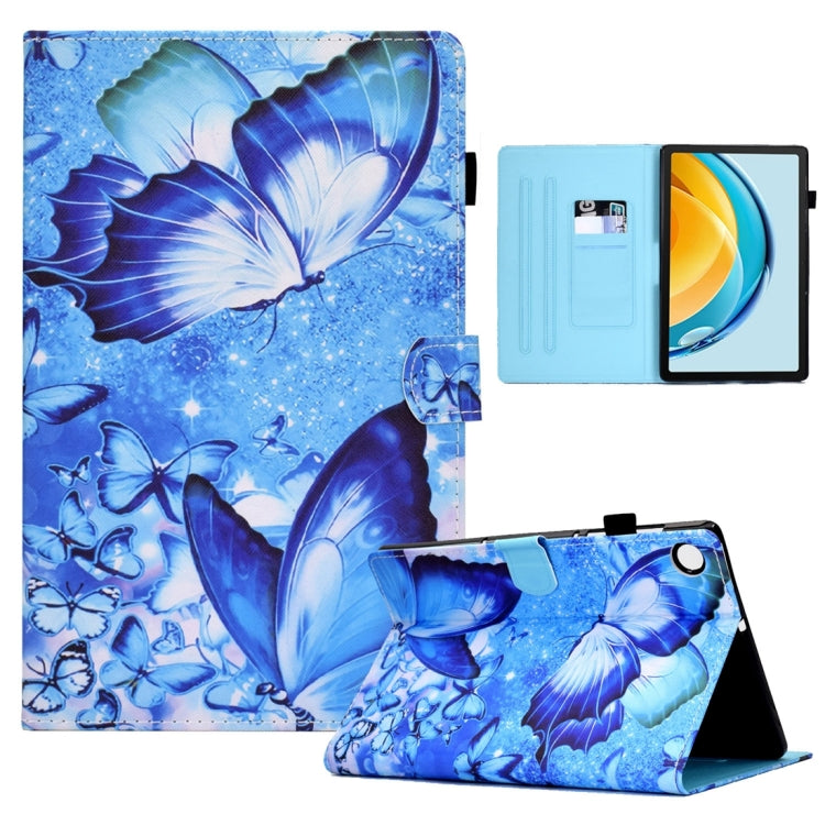 For Huawei Matepad SE 10.4 2022 Colored Drawing Stitching Flip Leather Tablet Case(Butterflies) - Huawei by PMC Jewellery | Online Shopping South Africa | PMC Jewellery