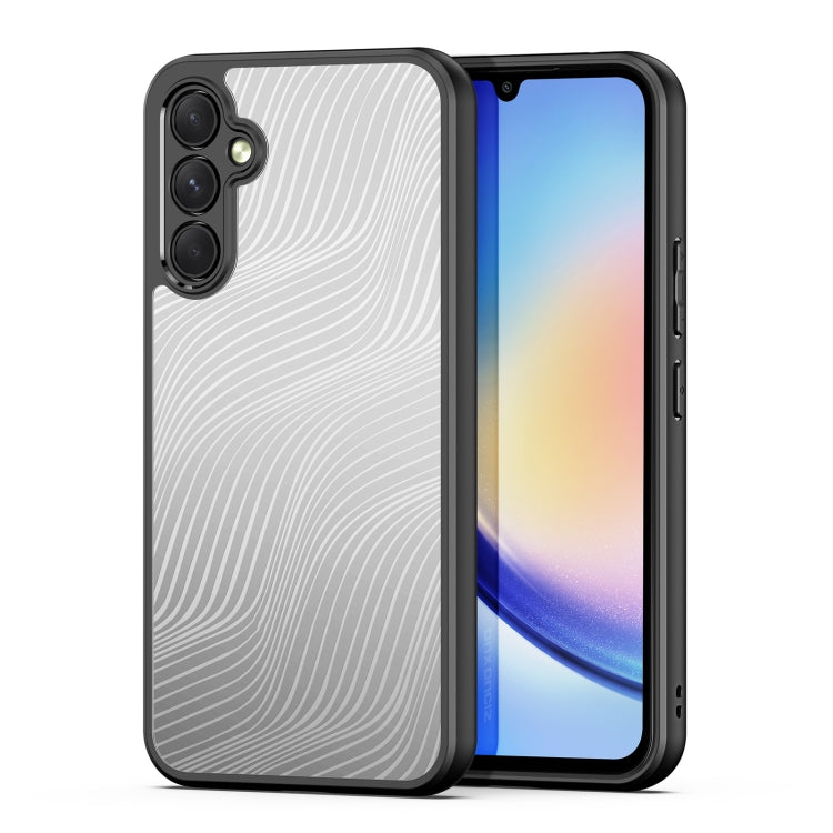 For Samsung Galaxy A34 5G DUX DUCIS Aimo Series TPU + PC Frosted Feel Phone Case(Black) - Galaxy Phone Cases by DUX DUCIS | Online Shopping South Africa | PMC Jewellery | Buy Now Pay Later Mobicred