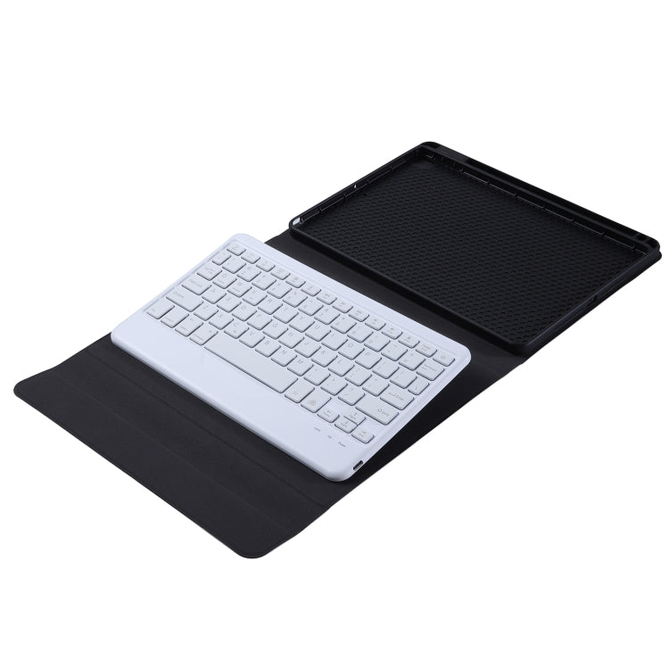 For iPad 2025 / 2022 B10S Triangle Holder Three-color Backlight Bluetooth Keyboard Leather Case(Blue Pink) - Universal by PMC TechLife | Online Shopping South Africa | PMC TechLife | Buy Now Pay Later Mobicred