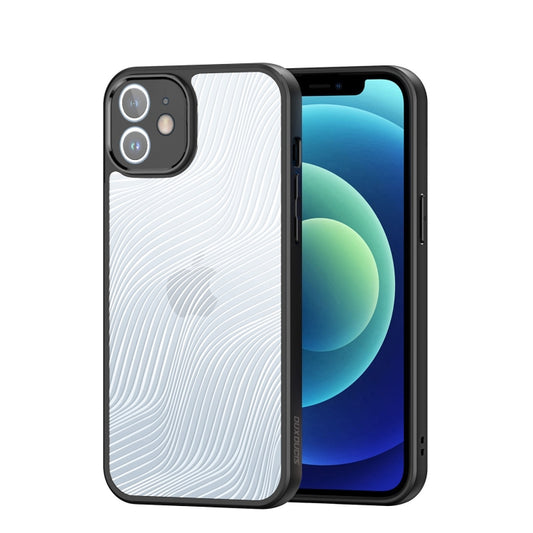 For iPhone 12 DUX DUCIS Aimo Series  Frosted Feel Phone Case(Black) - iPhone 12 / 12 Pro Cases by DUX DUCIS | Online Shopping South Africa | PMC Jewellery | Buy Now Pay Later Mobicred