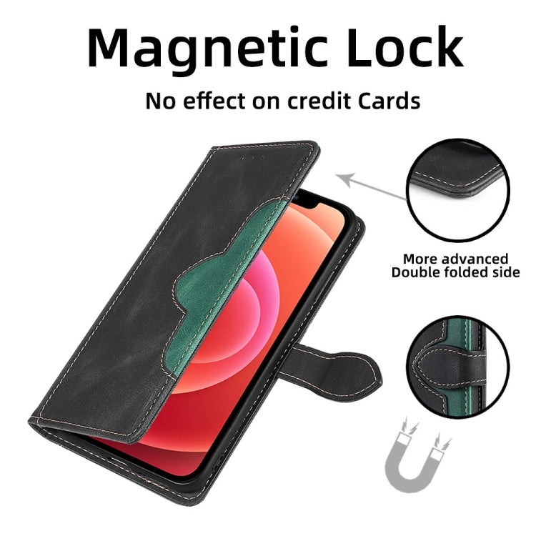 For Blackview A85 Skin Feel Magnetic Buckle Leather Phone Case(Black) - More Brand by PMC Jewellery | Online Shopping South Africa | PMC Jewellery