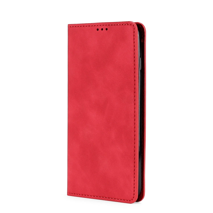 For Blackview A85 Skin Feel Magnetic Horizontal Flip Leather Phone Case(Red) - More Brand by PMC Jewellery | Online Shopping South Africa | PMC Jewellery | Buy Now Pay Later Mobicred