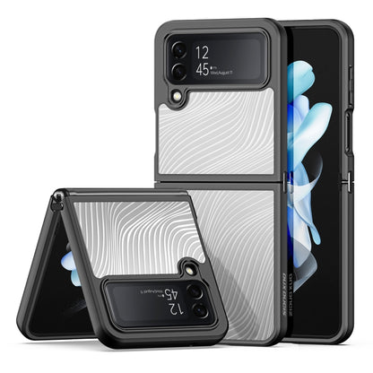 For Samsung Galaxy Z Flip4 5G DUX DUCIS Aimo Series TPU + PC Frosted Feel Phone Case(Black) - Galaxy Z Flip4 5G Cases by DUX DUCIS | Online Shopping South Africa | PMC Jewellery | Buy Now Pay Later Mobicred