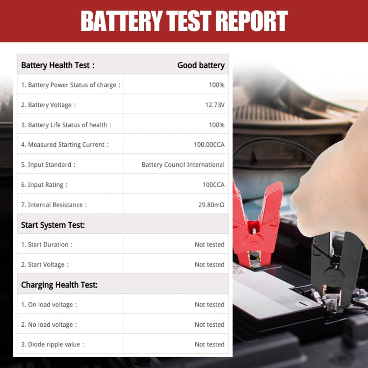 LAUNCH X431 BST360 12V Car Battery Test Clip Analyzer - Electronic Test by PMC Jewellery | Online Shopping South Africa | PMC Jewellery | Buy Now Pay Later Mobicred