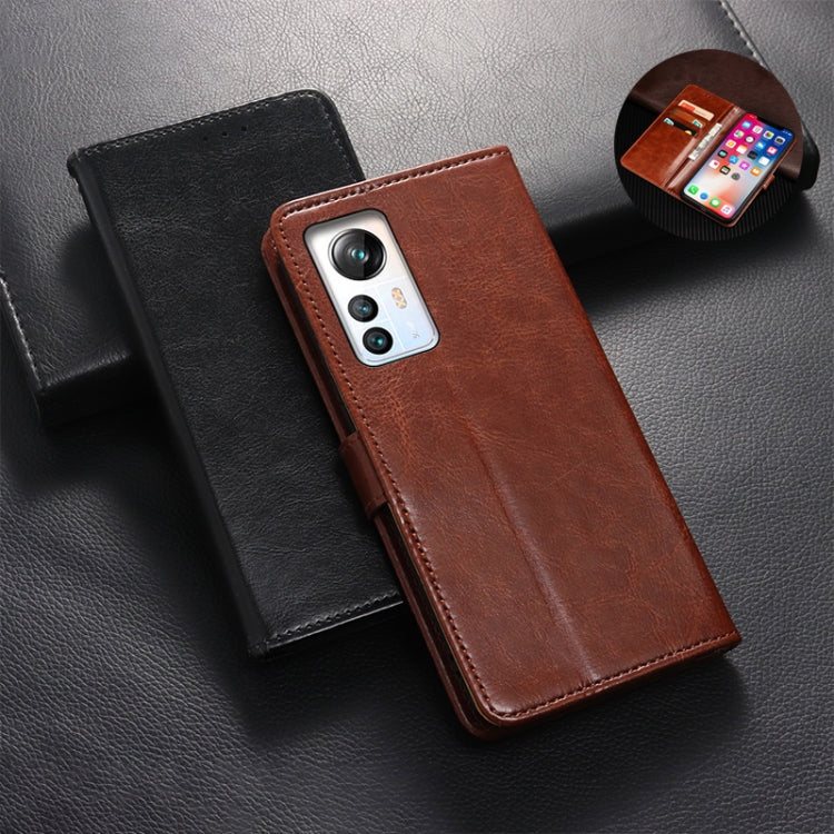 For Blackview A85 idewei Crazy Horse Texture Leather Phone Case with Holder(Red) - More Brand by idewei | Online Shopping South Africa | PMC TechLife | Buy Now Pay Later Mobicred