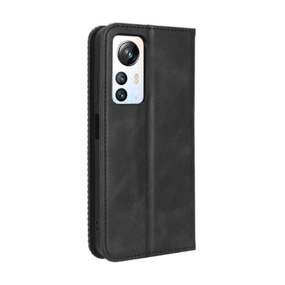 For Blackview A85 Magnetic Buckle Retro Texture Leather Phone Case(Black) - More Brand by PMC Jewellery | Online Shopping South Africa | PMC Jewellery