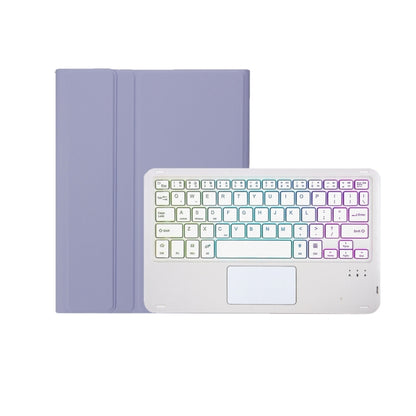 For Xiaomi Pad 6 / Pad 6 Pro A0N7-AS Lambskin Texture Ultra-thin Backlight Bluetooth Keyboard Leather Case with Touchpad(Purple) - Others Keyboard by PMC Jewellery | Online Shopping South Africa | PMC Jewellery