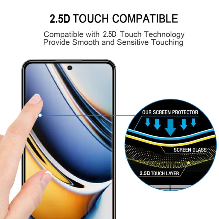 For Realme 11 Pro+ 3D Curved Edge Full Screen Tempered Glass Film - Realme Tempered Glass by PMC Jewellery | Online Shopping South Africa | PMC Jewellery | Buy Now Pay Later Mobicred