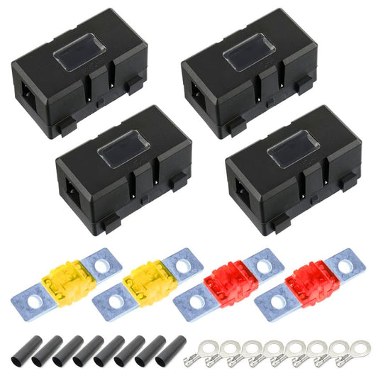 4 in 1 ANS-H Car Fuse Holder Fuse Box, Current:100A - Fuse by PMC Jewellery | Online Shopping South Africa | PMC Jewellery | Buy Now Pay Later Mobicred