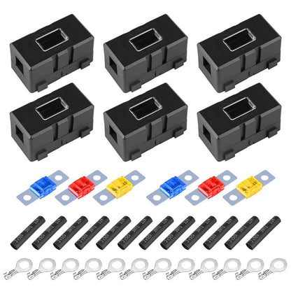 6 in 1 ANS Car Fuse Holder Fuse Box, Current:40A & 50A & 60A - Fuse by PMC Jewellery | Online Shopping South Africa | PMC Jewellery | Buy Now Pay Later Mobicred