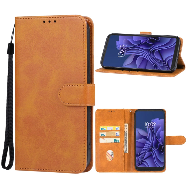 For Blackview BV5300 Leather Phone Case(Brown) - More Brand by PMC Jewellery | Online Shopping South Africa | PMC Jewellery