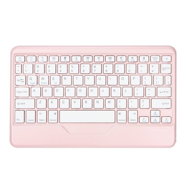 Z10B For iPad 10th Gen 10.9 2022 Pen Slot Bluetooth Keyboard Leather Tablet Case(Pink) - Universal by PMC Jewellery | Online Shopping South Africa | PMC Jewellery