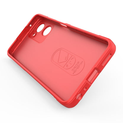 For Realme 10 Pro 5G Magic Shield TPU + Flannel Phone Case(Red) - Realme Cases by PMC Jewellery | Online Shopping South Africa | PMC Jewellery | Buy Now Pay Later Mobicred