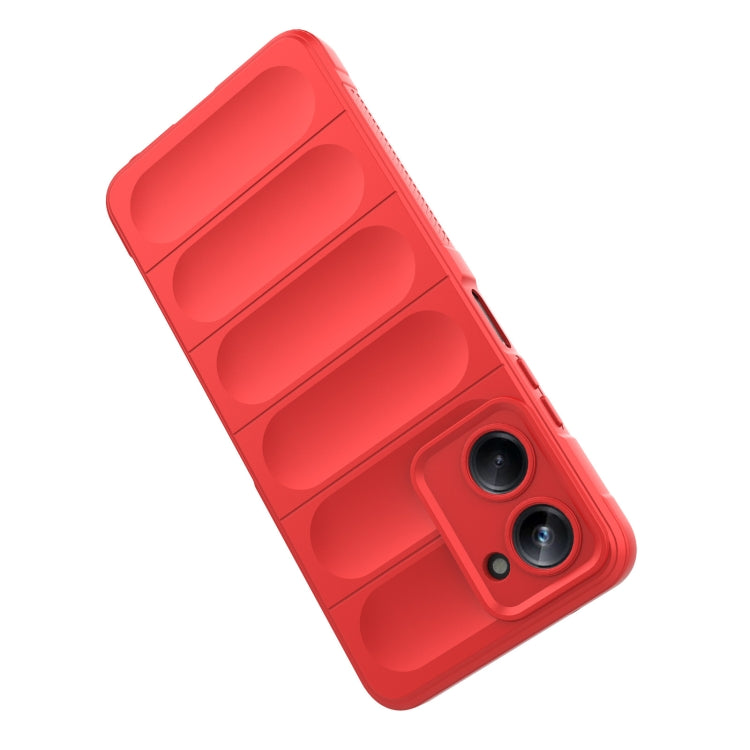For Realme 10 Pro 5G Magic Shield TPU + Flannel Phone Case(Dark Green) - Realme Cases by PMC TechLife | Online Shopping South Africa | PMC TechLife | Buy Now Pay Later Mobicred