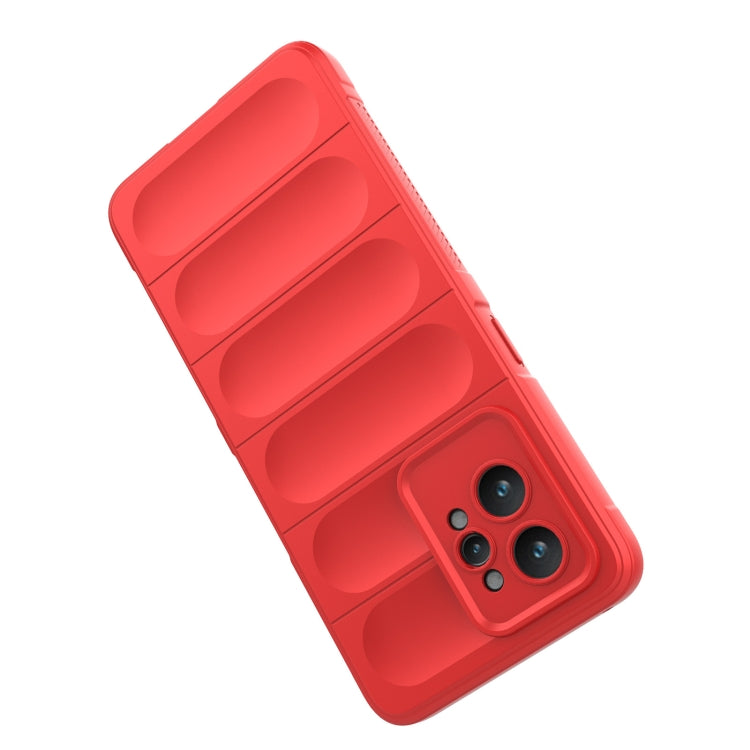 For Realme GT2 Pro Magic Shield TPU + Flannel Phone Case(Black) - Realme Cases by PMC TechLife | Online Shopping South Africa | PMC TechLife | Buy Now Pay Later Mobicred