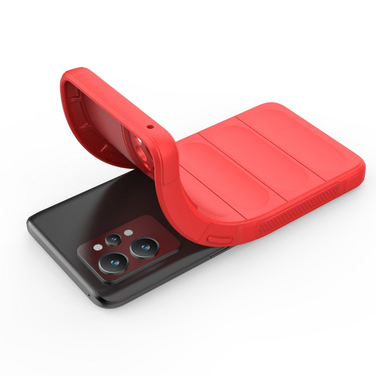 For Realme GT2 Pro Magic Shield TPU + Flannel Phone Case(Red) - Realme Cases by PMC TechLife | Online Shopping South Africa | PMC TechLife | Buy Now Pay Later Mobicred
