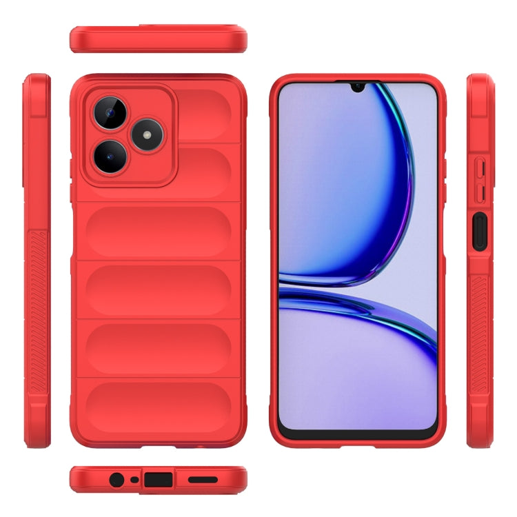 For Realme C53 4G Magic Shield TPU + Flannel Phone Case(Purple) - Realme Cases by PMC TechLife | Online Shopping South Africa | PMC TechLife | Buy Now Pay Later Mobicred
