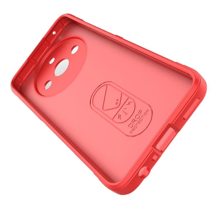 For Realme 11 5G Magic Shield TPU + Flannel Phone Case(Light Blue) - Realme Cases by PMC TechLife | Online Shopping South Africa | PMC TechLife | Buy Now Pay Later Mobicred