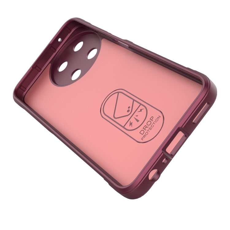 For Realme 11 4G Global Magic Shield TPU + Flannel Phone Case(Light Blue) - Realme Cases by PMC TechLife | Online Shopping South Africa | PMC TechLife | Buy Now Pay Later Mobicred