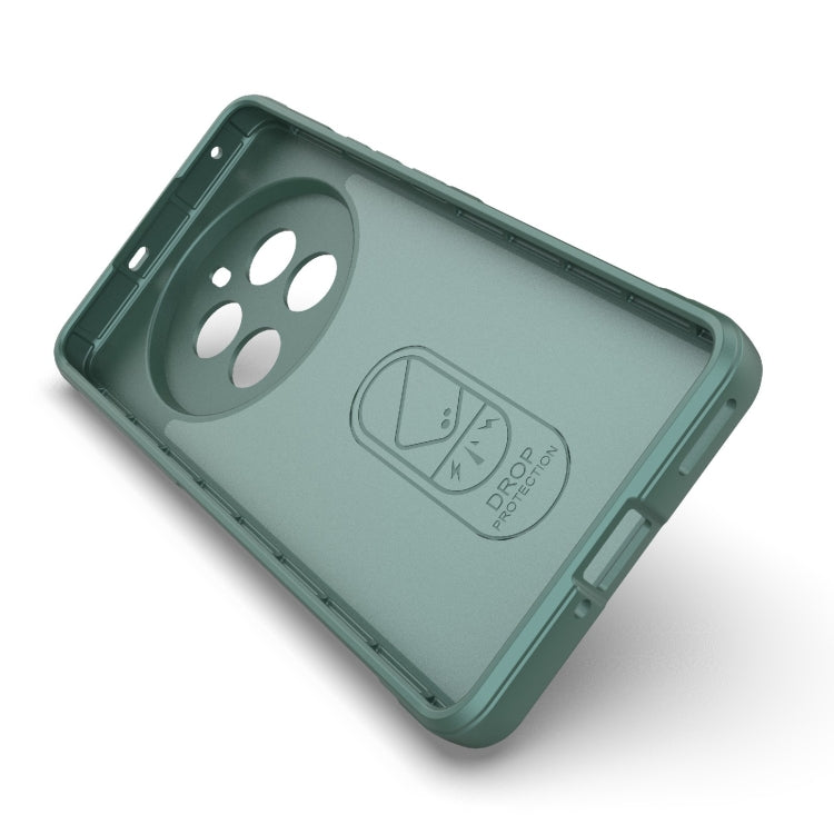 For Realme 12 Pro 5G / 12 Pro+ Magic Shield TPU + Flannel Phone Case(Light Blue) - Realme Cases by PMC TechLife | Online Shopping South Africa | PMC TechLife | Buy Now Pay Later Mobicred