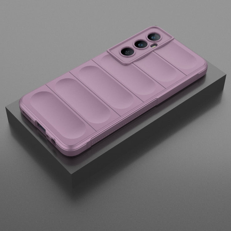 For Realme C65 4G Global Magic Shield TPU + Flannel Phone Case(Purple) - Realme Cases by PMC TechLife | Online Shopping South Africa | PMC TechLife | Buy Now Pay Later Mobicred