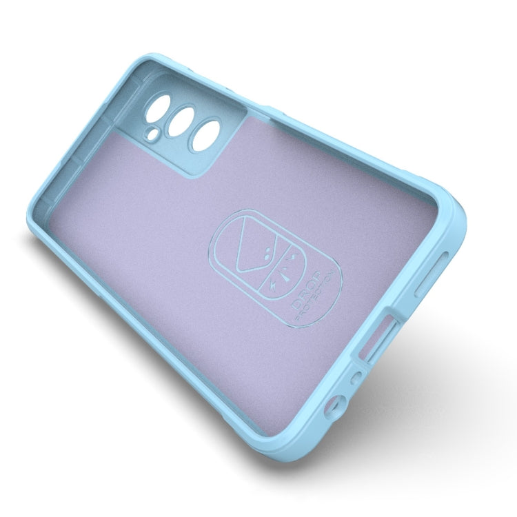 For Realme C65 4G Global Magic Shield TPU + Flannel Phone Case(Purple) - Realme Cases by PMC TechLife | Online Shopping South Africa | PMC TechLife | Buy Now Pay Later Mobicred