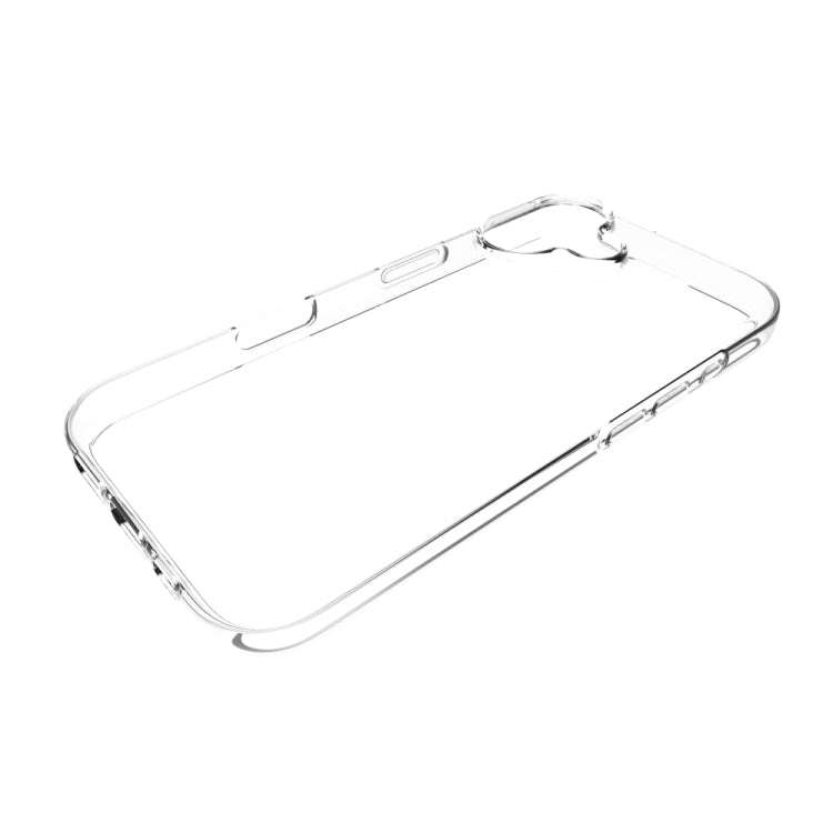 For iPhone 16 Waterproof Texture TPU Phone Case(Transparent) - iPhone 16 Cases by PMC Jewellery | Online Shopping South Africa | PMC Jewellery | Buy Now Pay Later Mobicred