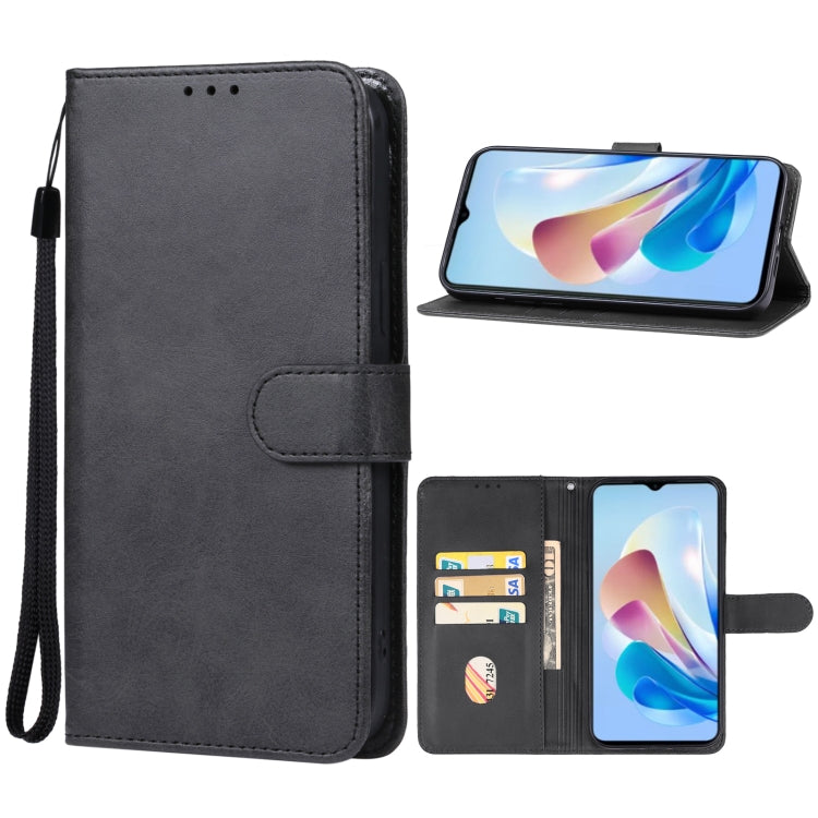 For ZTE Axon 40 Lite Leather Phone Case(Black) - ZTE Cases by PMC Jewellery | Online Shopping South Africa | PMC Jewellery | Buy Now Pay Later Mobicred