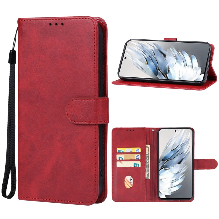 For ZTE nubia Z50S Pro Leather Phone Case(Red) - ZTE Cases by PMC Jewellery | Online Shopping South Africa | PMC Jewellery | Buy Now Pay Later Mobicred