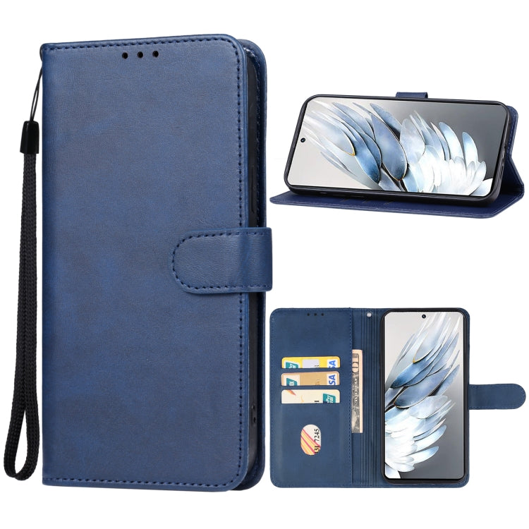 For ZTE nubia Z50S Pro Leather Phone Case(Blue) - ZTE Cases by PMC Jewellery | Online Shopping South Africa | PMC Jewellery | Buy Now Pay Later Mobicred