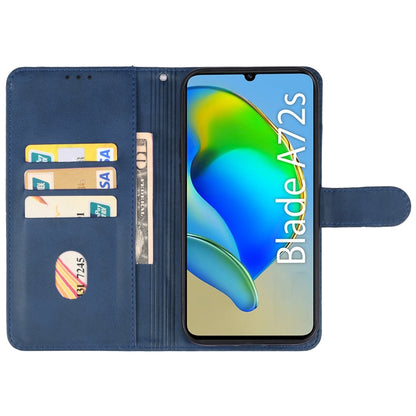 For ZTE Blade A72s Leather Phone Case(Blue) - ZTE Cases by PMC Jewellery | Online Shopping South Africa | PMC Jewellery | Buy Now Pay Later Mobicred