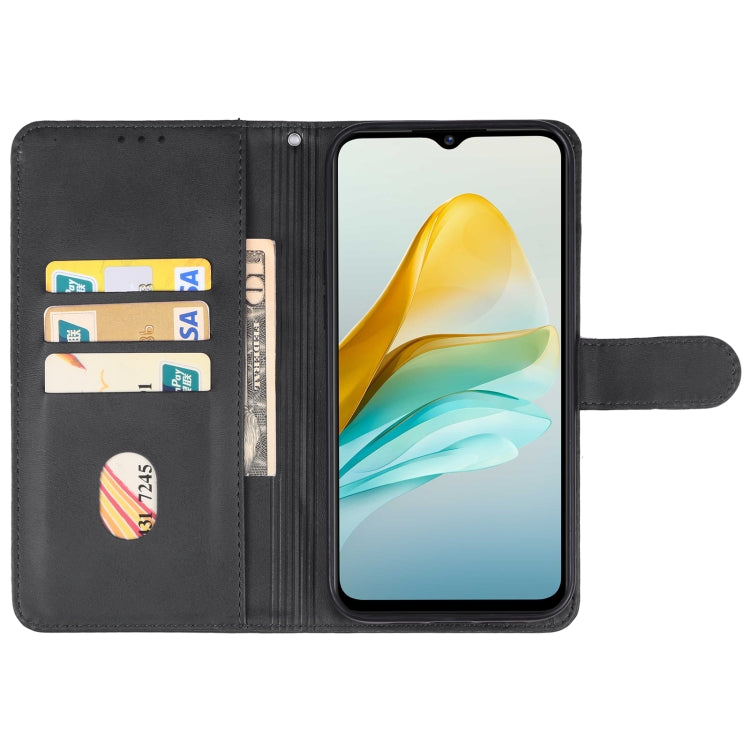 For ZTE Blade A53+ Leather Phone Case(Black) - ZTE Cases by PMC Jewellery | Online Shopping South Africa | PMC Jewellery | Buy Now Pay Later Mobicred