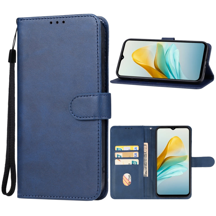 For ZTE Blade A53+ Leather Phone Case(Blue) - ZTE Cases by PMC Jewellery | Online Shopping South Africa | PMC Jewellery | Buy Now Pay Later Mobicred