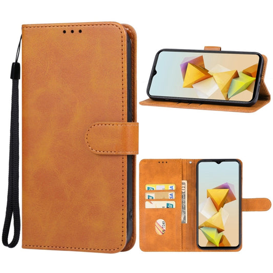 For ZTE Blade A73 5G Leather Phone Case(Brown) - ZTE Cases by PMC Jewellery | Online Shopping South Africa | PMC Jewellery | Buy Now Pay Later Mobicred