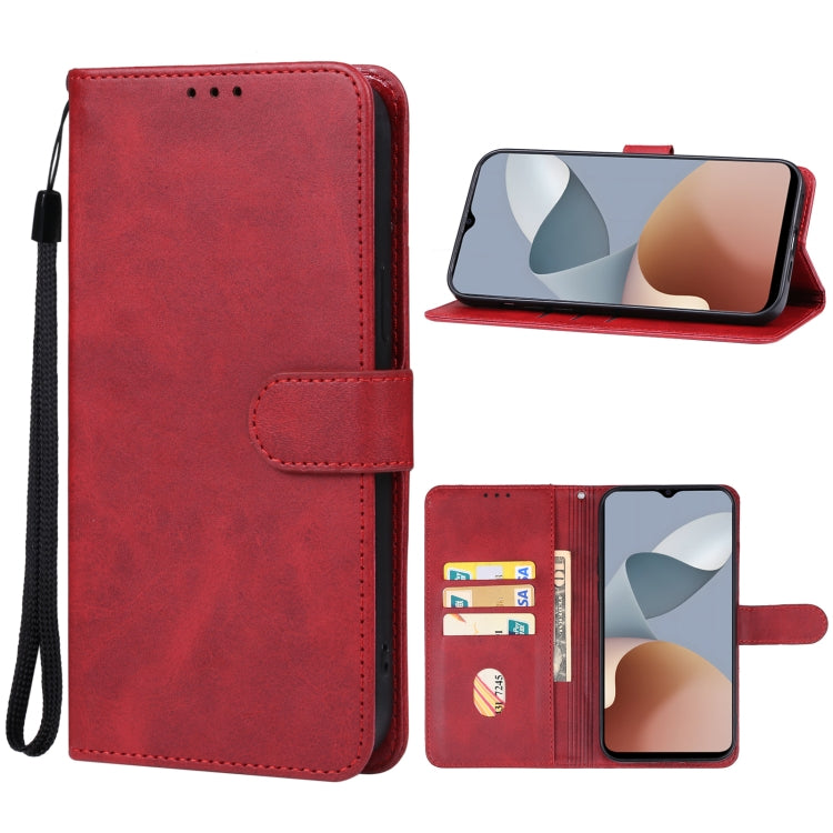 For ZTE Blade A54 Leather Phone Case(Red) - ZTE Cases by PMC Jewellery | Online Shopping South Africa | PMC Jewellery | Buy Now Pay Later Mobicred