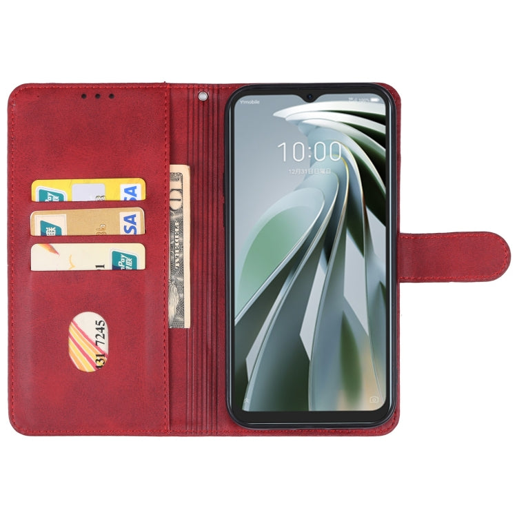 For ZTE Libero 5G IV Leather Phone Case(Red) - ZTE Cases by PMC Jewellery | Online Shopping South Africa | PMC Jewellery | Buy Now Pay Later Mobicred